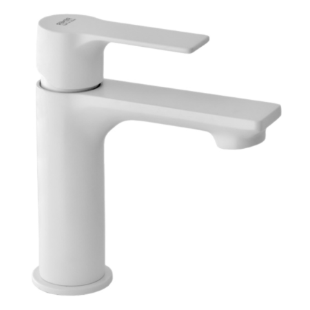 Фото смеситель для раковины remer energy ey12bo, белый матовый