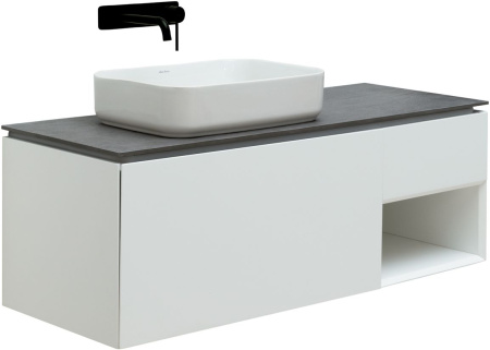 Фото тумба под раковину allen brau infinity 120 1.21006.wm l белый матовый