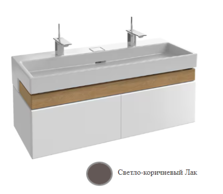 Фото тумба для раковины jacob delafon terrace eb1188-g80 120 см, светло-коричневый лак