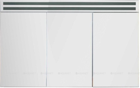 Фото зеркало-шкаф de aqua эколь 120 белый