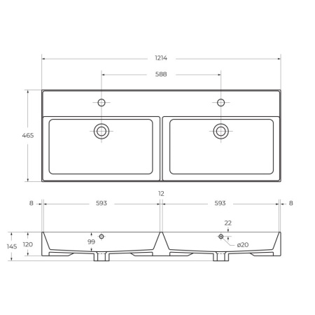 Фото керамическая раковина cezares czr-mil-120-2-lvb