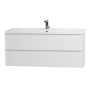 Фото тумба подвесная belbagno albano 120 bianco lucido 