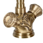 Фото смеситель bronze de luxe royal 21973 для раковины бронза