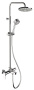 Фото душевая система с изливом mariani winter b00260wna01, хром