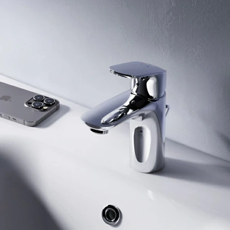 Фото смеситель для раковины am.pm like д/к, хром