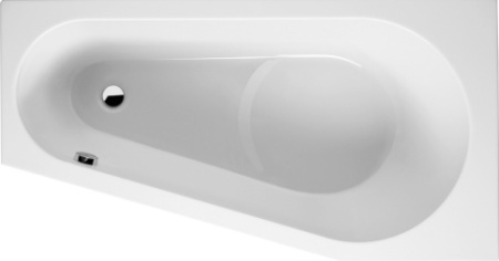 Фото акриловая ванна riho delta левая 150*80 см, белая