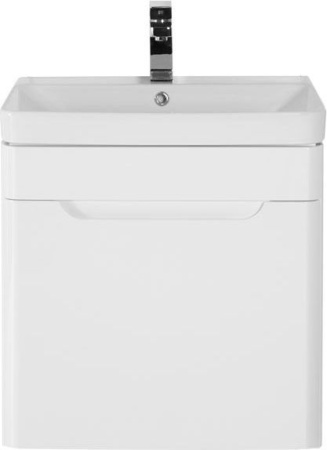 Фото тумба подвесная с раковиной aquanet софия 60 белый