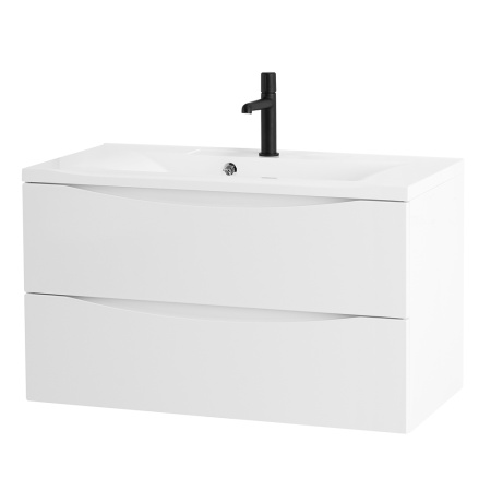 Фото тумба подвесная belbagno marino 110 bianco opaco