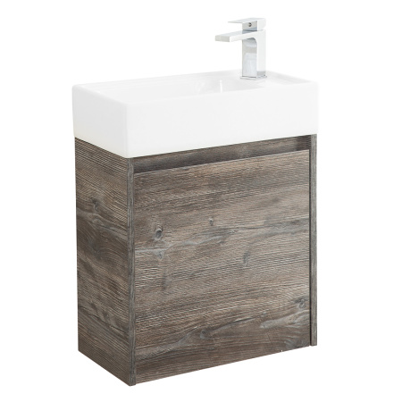 Фото тумба подвесная belbagno kraft mini 50 pino pasadena, левая 