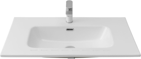 Фото раковина для тумбы aquanet flat 80 см, белая
