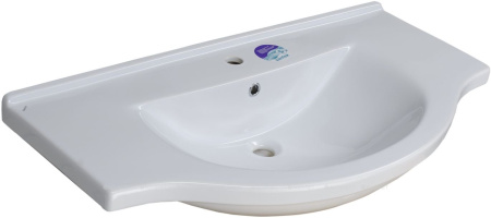 Фото раковина для тумбы santek эльбрус 100 см, белая