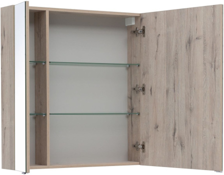 Фото комплект мебели aquanet алвита new 80 1 ящик, 2 дверцы, дуб веллингтон белый