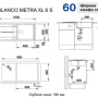 Фото мойка кухонная blanco metra xl 6 s 515279 алюметаллик 50х100