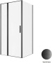Фото душевой угол allen brau priority 3.31030.bba + 3.31045.bba 100*90*200 см, профиль черный браш