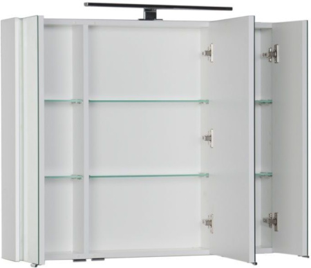 Фото зеркало-шкаф aquanet латина 90 белый