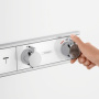 Фото смеситель с термостатом hansgrohe reinselect 15357000 для душа встраиваемый