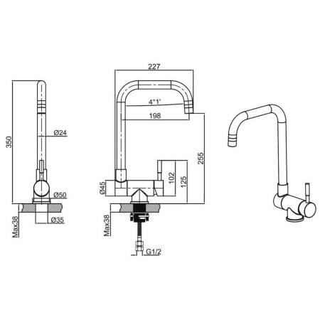 Фото смеситель для кухни allen brau fenster 5.60003-00, хром