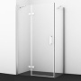 Фото душевой уголок wasserkraft aller 10h10r 120x100 правый стекло прозрачное/хром
