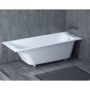 Фото ванна из литьевого камня salini orlando 102011m белый матовый 170x70