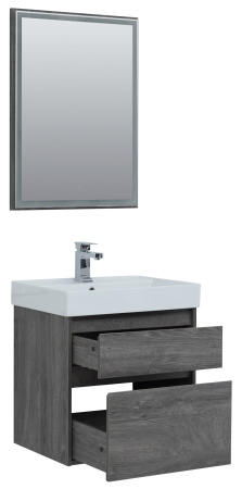 Фото комплект мебели aquanet nova lite 60 дуб рошелье (2 ящика)