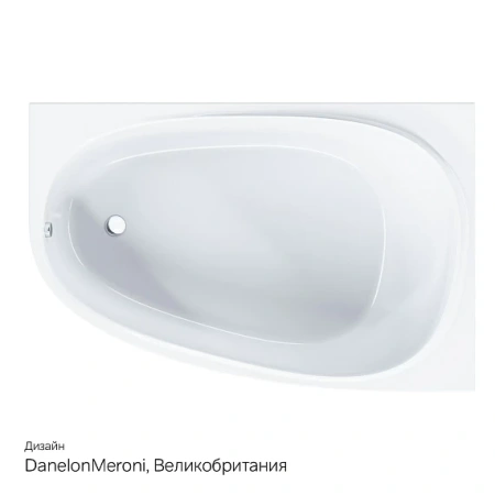 Фото акриловая ванна am.pm like правая 170*110 см, белая