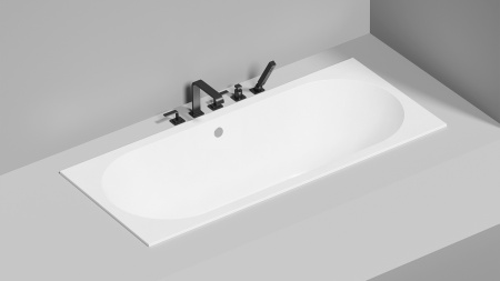 Фото ванна salini s-sense ornella axis 103413mrh 170*75 см, матовая покраска по ral изнутри