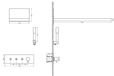 Фото душевая система boheme fusion 130-b, черная матовая