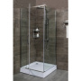 Фото душевой угол alex baitler ab 214-100 100*100*200 см, профиль хром/стекло прозрачное
