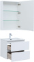 Фото комплект мебели aquanet алвита new 60 2 ящика, белый матовый