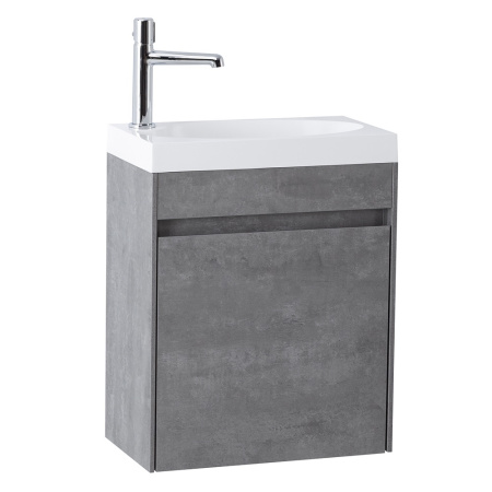 Фото тумба подвесная belbagno pietra mini 46-l stucco cemento, левая