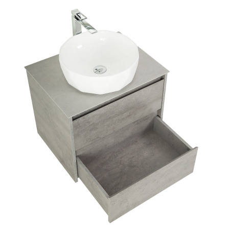 Фото тумба подвесная belbagno kraft 70 cemento grigio