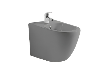 Фото биде подвесное aquatek европа aq1016-mg 510*355*310, цвет серый матовый