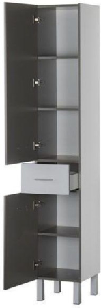 Фото пенал напольный aquanet верона 35 l белый