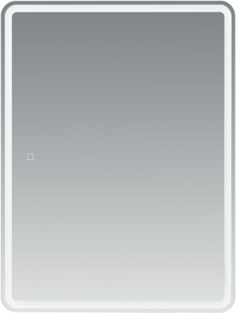 Фото зеркало-шкаф aquanet оптима 60 с led подсветкой