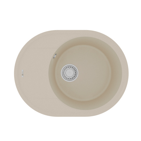 Фото мойка кухонная lemark lacha 620 бежевый