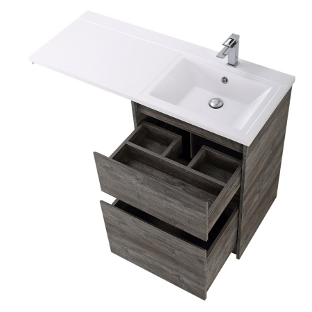 Фото тумба напольная belbagno kraft-lvd-58/120-r pino pasadena, раковина белая