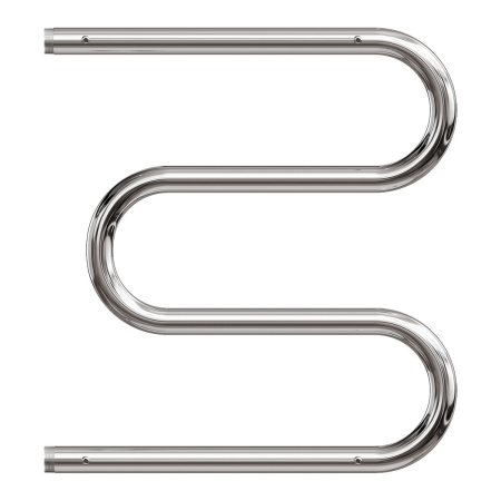 Фото полотенцесушитель водяной point pn38557p 500x700 м-образный (1") с полкой, хром