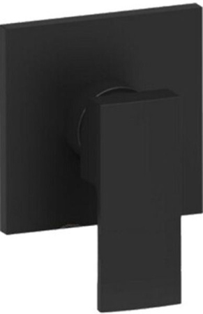 Фото встраиваемый смеситель для душа paffoni elle el010no/m, матовый черный