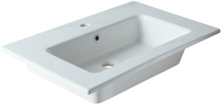 Фото раковина мебельная allen brau fantasy 72  см 4.11011.20, белый глянец