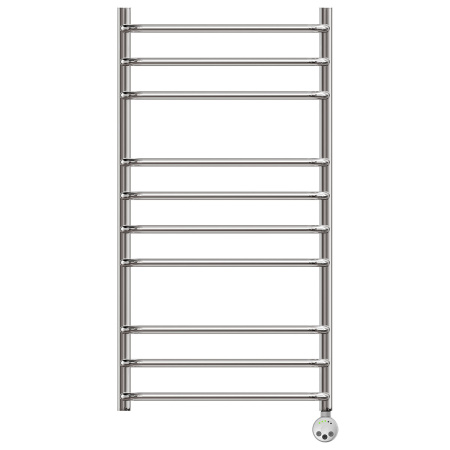 Фото полотенцесушитель электрический point нептун pn09150e п10 500x1000 левый/правый, хром