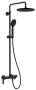 Фото душевая система с изливом remer energy ey34a8mpmd25no, черный матовый