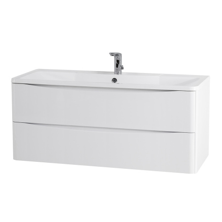 Фото тумба подвесная belbagno acqua 120 bianco lucido 