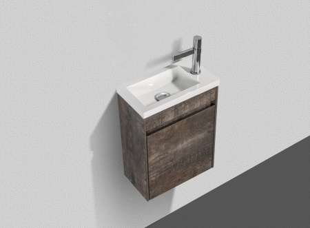 Фото тумба подвесная belbagno pietra mini 46-l stone, левая