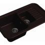 Фото мойка кухонная ewigstein antik шоколад-2