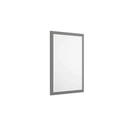 Фото зеркало creavit kayra 35 см ky4001.01.mby, белый матовый