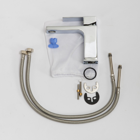 Фото смеситель для раковины belbagno romano rom-lvm-crm, хром