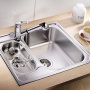 Фото кухонные мойки blanco tipo 6 basic 514813 нерж. сталь матовая
