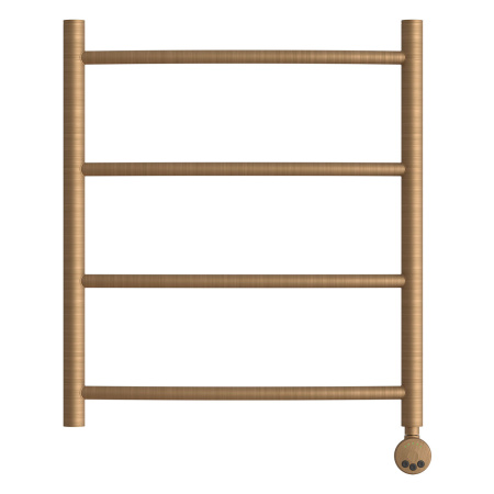 Фото полотенцесушитель электрический point афина pn04156bre п4 500x600 левый/правый, бронза