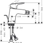 Фото смеситель hansgrohe logis 71204000 для биде