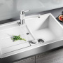 Фото мойка для кухни из искусственного камня blanco metra 45 s 513028 белый 50х80